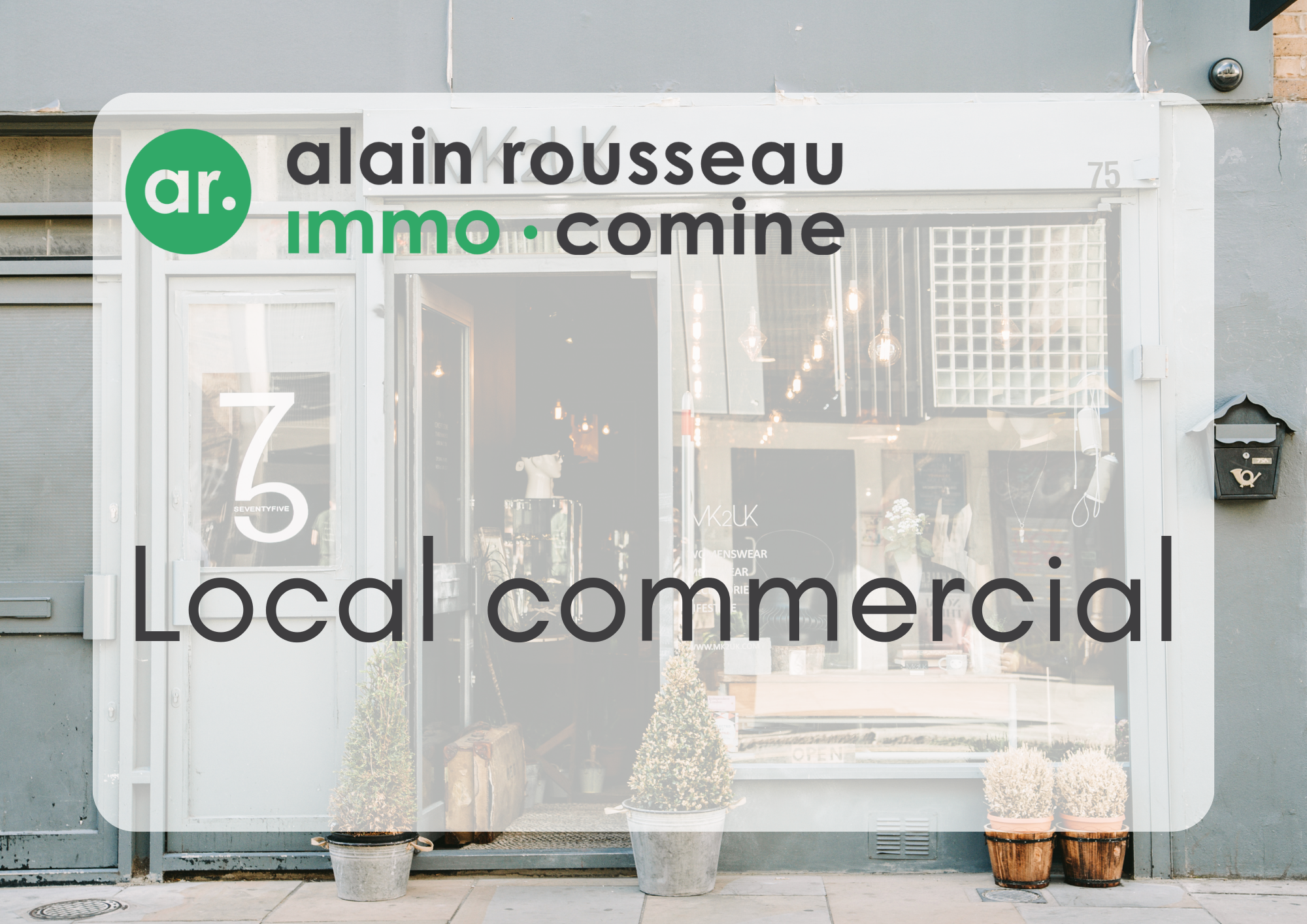 Local Commercial 150m² – Angers