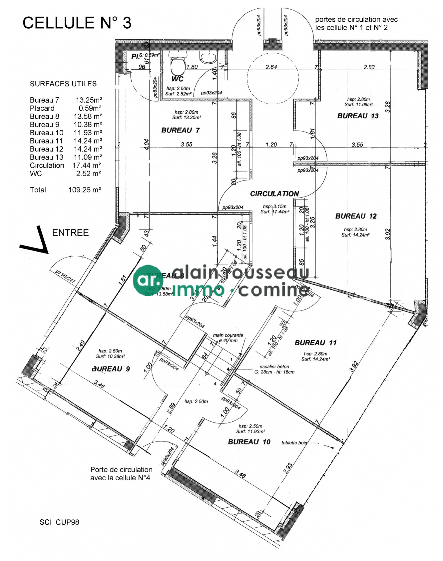 Bureaux 108m² – Cholet