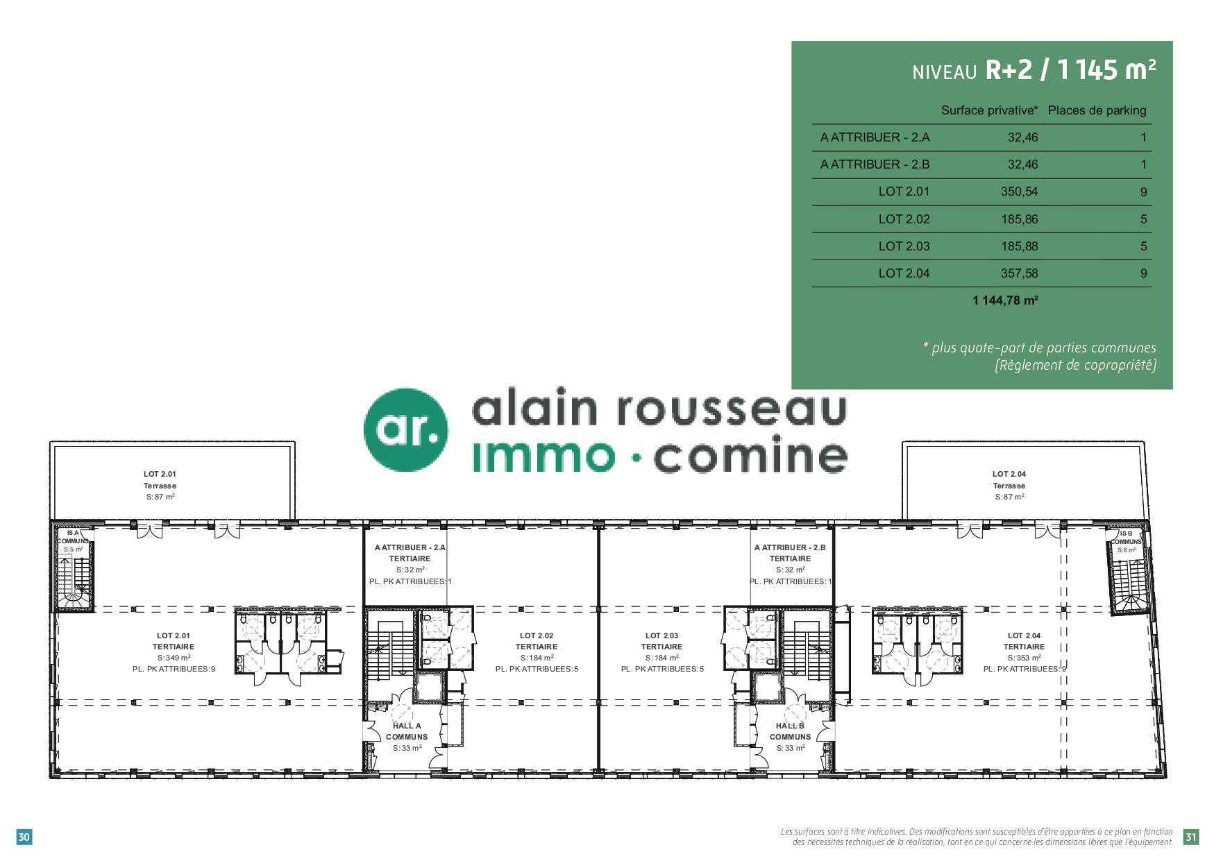 Bureaux 570m² – Angers