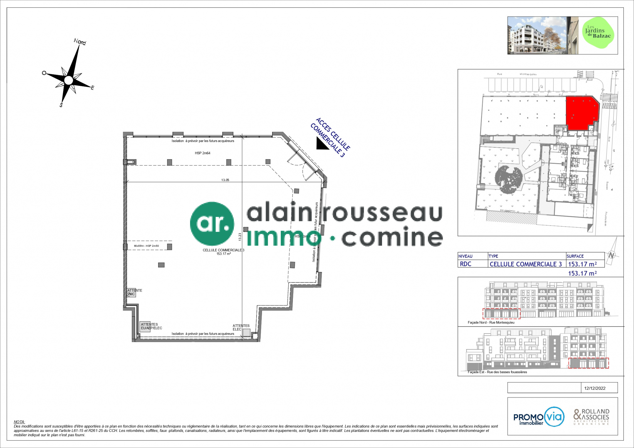 Bureaux 153.17m² – Angers