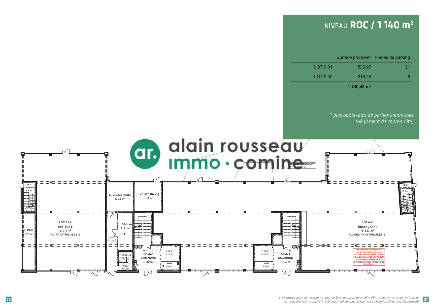 Local Commercial 375m² – Angers