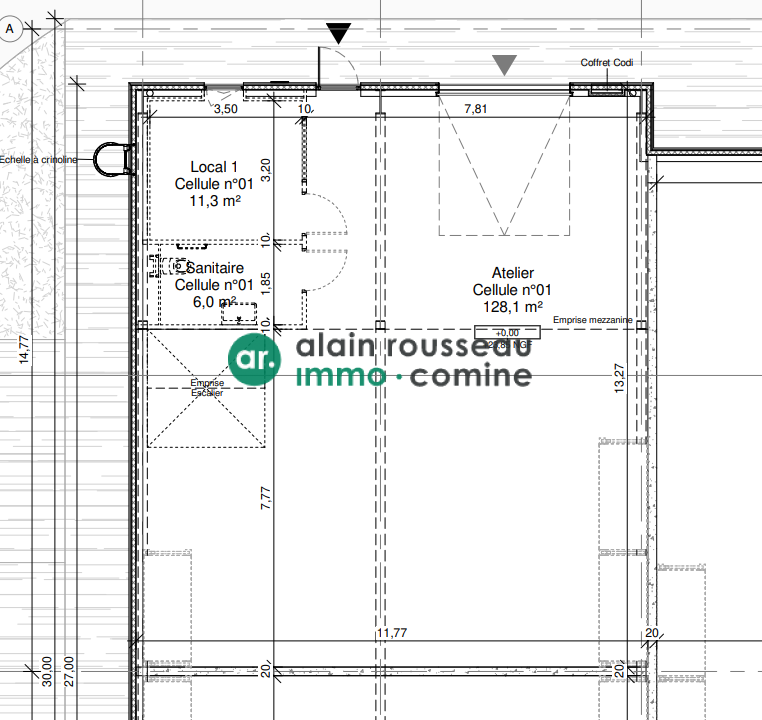 Local D’activité 206.5m² – Les ponts de ce