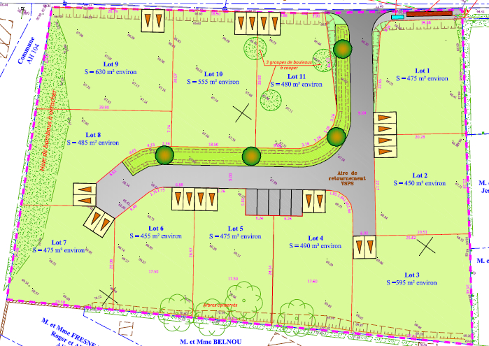 Terrain 598m² – 
BAUGE EN ANJOU