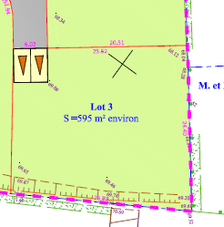 Terrain 598m² – 
BAUGE EN ANJOU