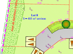 Terrain 485m² – 
BAUGE EN ANJOU