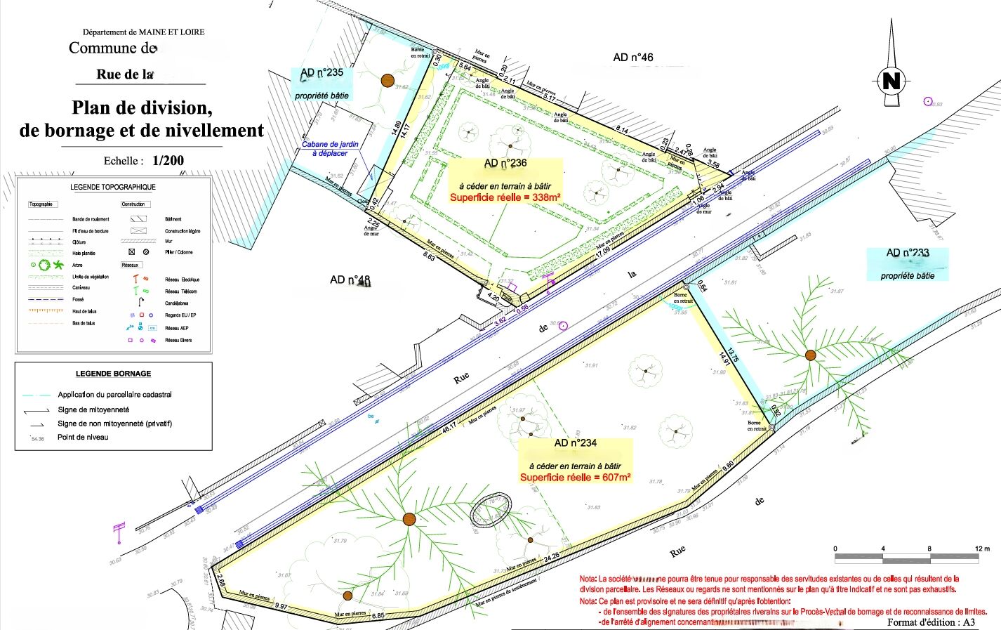 Terrain 607m² – 
TIERCE