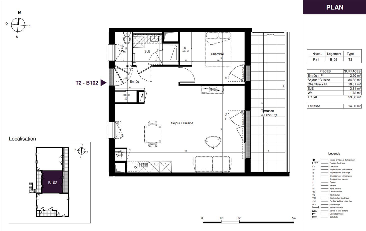 Appartement 53.06m² – AVRILLE Appartement 53.06m² – AVRILLE